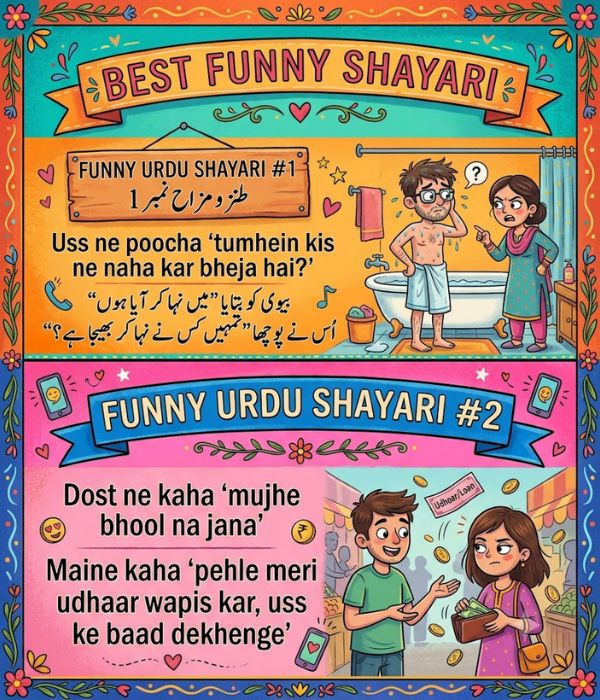 Best Funny Urdu Poetry