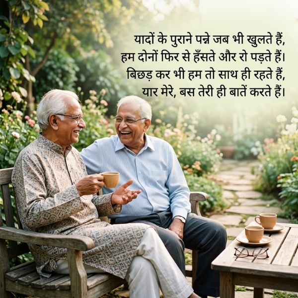 Old Friends Shayari