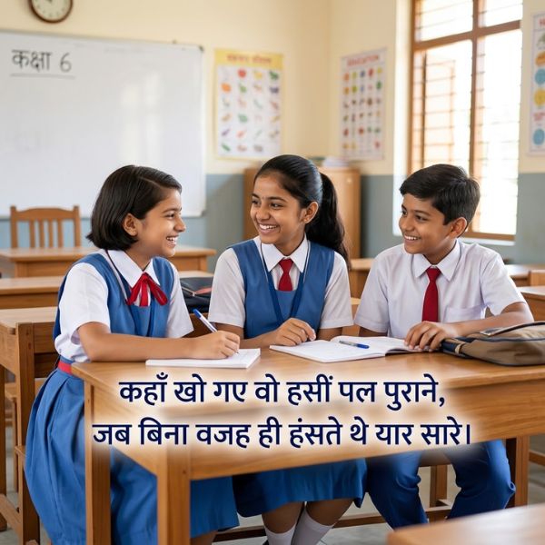 School Friends Shayari