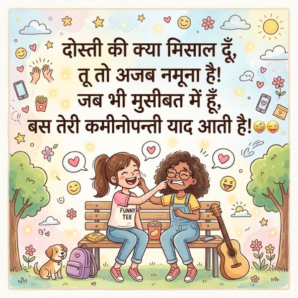 Friend Status in Hindi