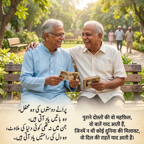 Old Friends Shayari