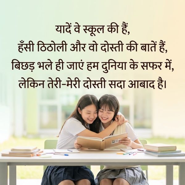School Friends Shayari