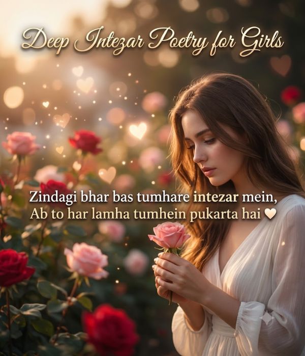 Intezar Poetry in Urdu