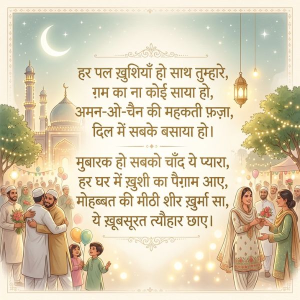 Eid Poetry in Urdu