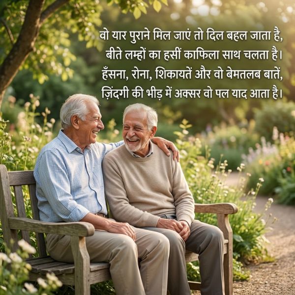 Old Friends Shayari
