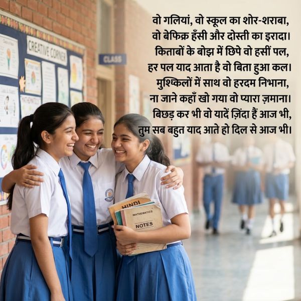 School Friends Shayari