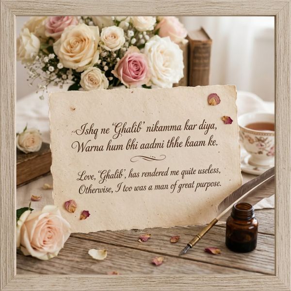 Ghalib Poetry in Urdu