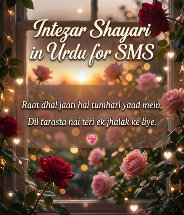 Intezar Poetry in Urdu