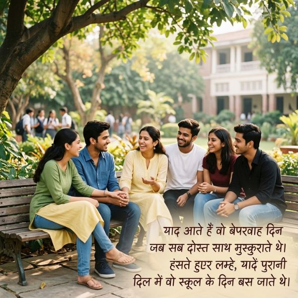 School Friends Shayari