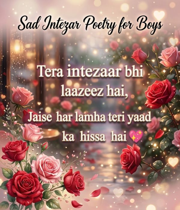 Intezar Poetry in Urdu