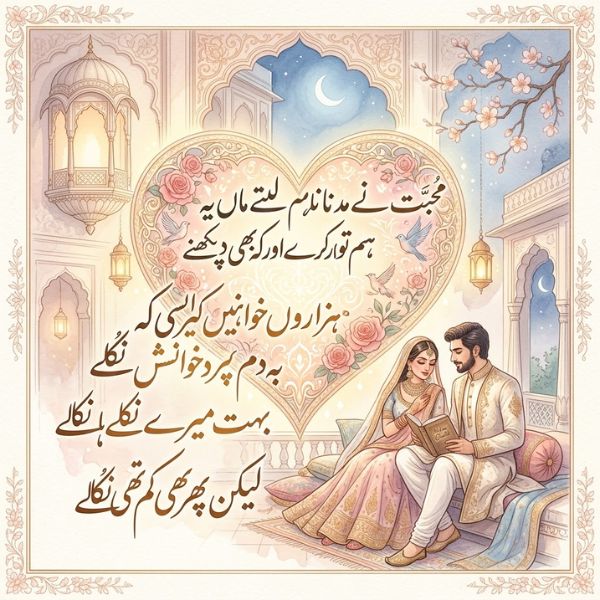 Ghalib Poetry in Urdu