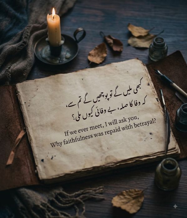 Bewafa Urdu Poetry