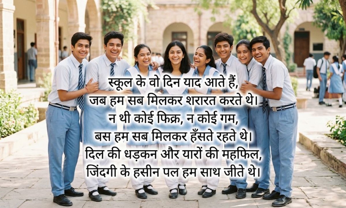 School Friends Shayari