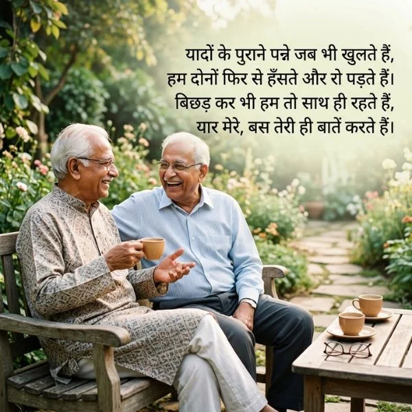 Old Friends Shayari